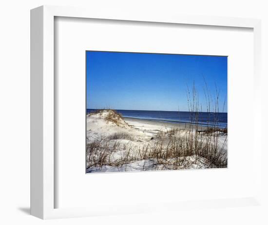 Pristine Dunes on Jekyll Island, Georgia-Giovanna Dell'orto-Framed Photographic Print