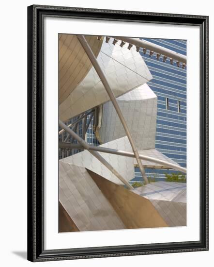 Pritzker Pavilion at Millennium Park, Chicago, Illinois, USA-Alan Klehr-Framed Photographic Print