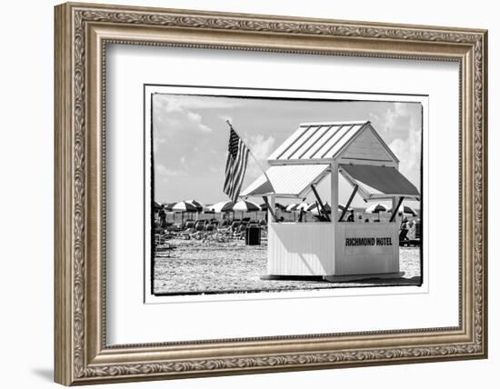 Private Beach Miami Beach - Richmond Hotel South Beach - Florida-Philippe Hugonnard-Framed Photographic Print