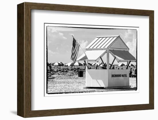 Private Beach Miami Beach - Richmond Hotel South Beach - Florida-Philippe Hugonnard-Framed Photographic Print