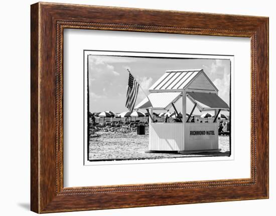 Private Beach Miami Beach - Richmond Hotel South Beach - Florida-Philippe Hugonnard-Framed Photographic Print