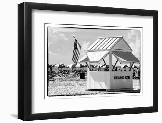 Private Beach Miami Beach - Richmond Hotel South Beach - Florida-Philippe Hugonnard-Framed Photographic Print