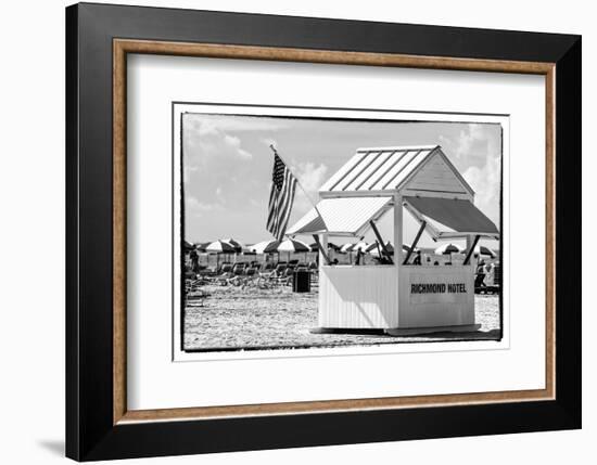 Private Beach Miami Beach - Richmond Hotel South Beach - Florida-Philippe Hugonnard-Framed Photographic Print