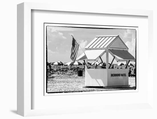 Private Beach Miami Beach - Richmond Hotel South Beach - Florida-Philippe Hugonnard-Framed Photographic Print