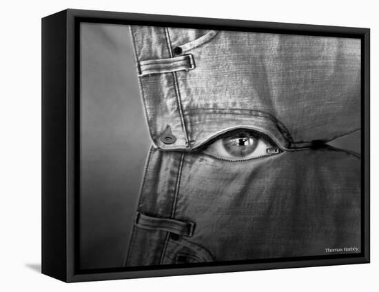 Private Eye-Thomas Barbey-Framed Premier Image Canvas