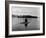 Private Island, Young Couple Embracing on a Small Rock Protruding from the Waters of Lake George-Nina Leen-Framed Photographic Print