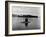 Private Island, Young Couple Embracing on a Small Rock Protruding from the Waters of Lake George-Nina Leen-Framed Photographic Print