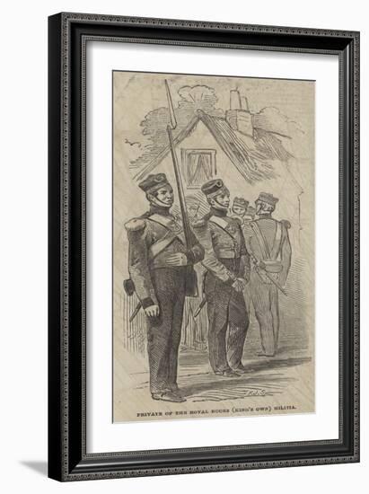 Private of the Royal Bucks (King's Own) Militia-Frederick John Skill-Framed Giclee Print