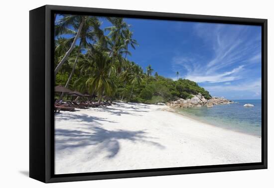 Private Secluded Beach Fringed by Palm Trees at the Silavadee Pool Spa Resort Near Lamai-Lee Frost-Framed Premier Image Canvas