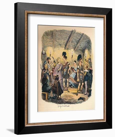 Private Theatres, C1900-George Cruikshank-Framed Giclee Print