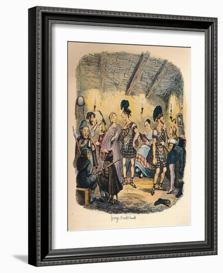 Private Theatres, C1900-George Cruikshank-Framed Giclee Print