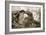 Private Torrance Pumping Air into a Mine under Heavy Fire (Litho)-Alfred Pearse-Framed Giclee Print