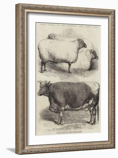 Prize Animals at the Smithfield Club Cattle Show-Harrison William Weir-Framed Giclee Print