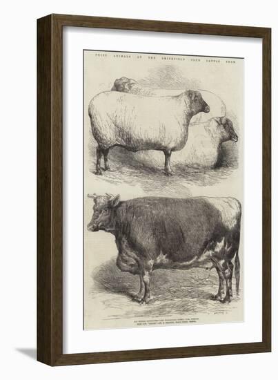 Prize Animals at the Smithfield Club Cattle Show-Harrison William Weir-Framed Giclee Print