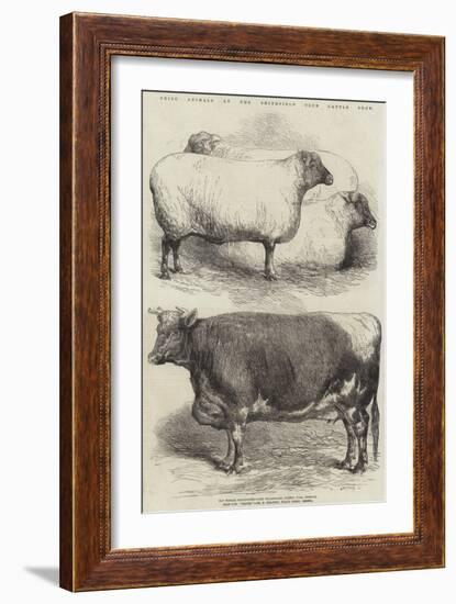 Prize Animals at the Smithfield Club Cattle Show-Harrison William Weir-Framed Giclee Print