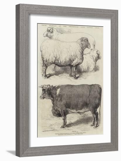 Prize Animals at the Smithfield Club Cattle Show-Harrison William Weir-Framed Giclee Print