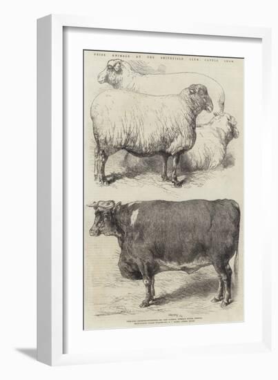 Prize Animals at the Smithfield Club Cattle Show-Harrison William Weir-Framed Giclee Print