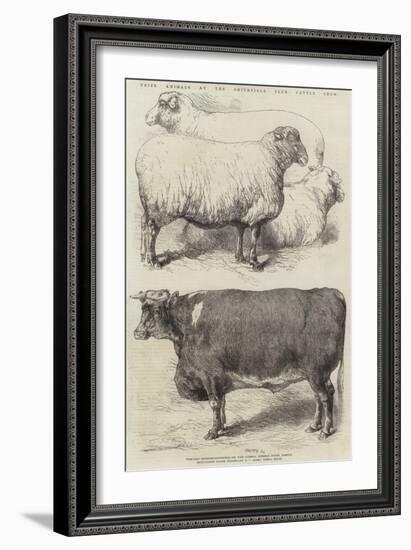 Prize Animals at the Smithfield Club Cattle Show-Harrison William Weir-Framed Giclee Print