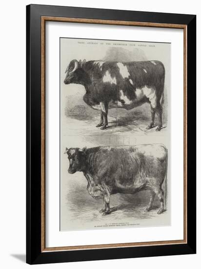 Prize Animals at the Smithfield Club Cattle Show-Harrison William Weir-Framed Giclee Print