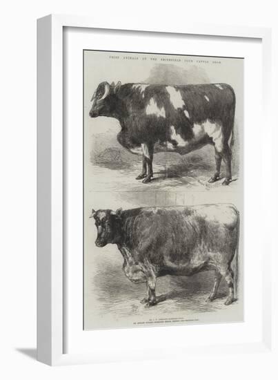 Prize Animals at the Smithfield Club Cattle Show-Harrison William Weir-Framed Giclee Print