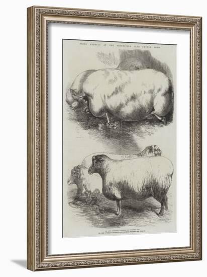 Prize Animals at the Smithfield Club Cattle Show-Harrison William Weir-Framed Giclee Print