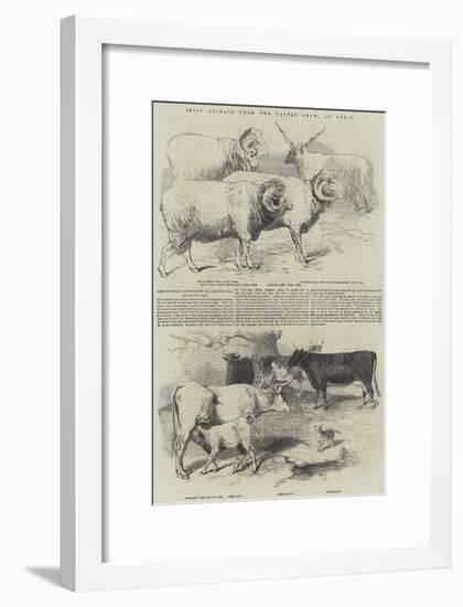 Prize Animals from the Cattle Show, at Paris-null-Framed Giclee Print