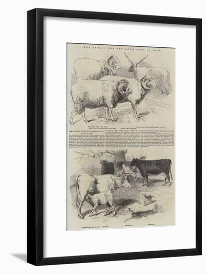 Prize Animals from the Cattle Show, at Paris-null-Framed Giclee Print