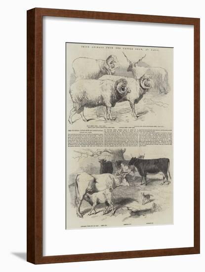 Prize Animals from the Cattle Show, at Paris-null-Framed Giclee Print