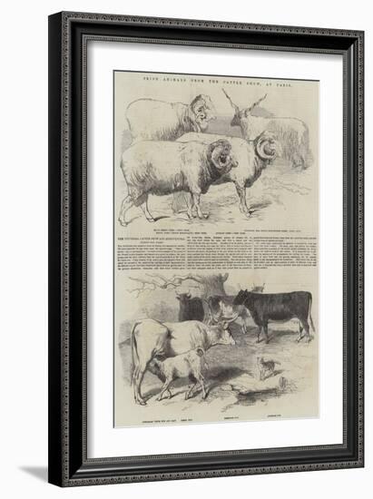 Prize Animals from the Cattle Show, at Paris-null-Framed Giclee Print