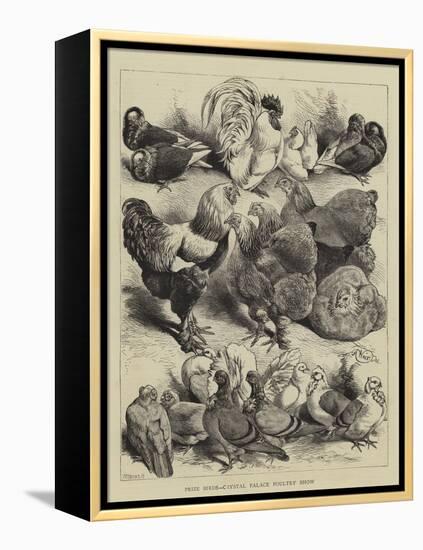 Prize Birds, Crystal Palace Poultry Show-Harrison William Weir-Framed Premier Image Canvas