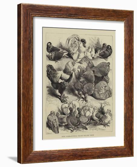 Prize Birds, Crystal Palace Poultry Show-Harrison William Weir-Framed Giclee Print