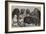 Prize Dogs at the Crystal Palace Dog Show-Samuel John Carter-Framed Giclee Print