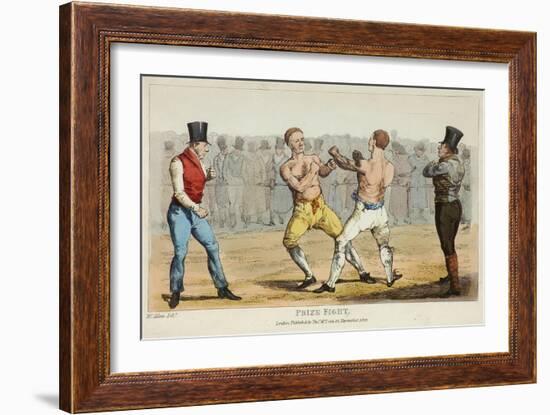 Prize Fight-Henry Thomas Alken-Framed Giclee Print