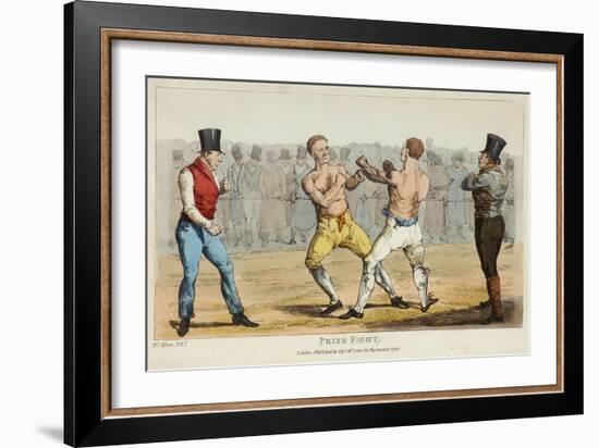 Prize Fight-Henry Thomas Alken-Framed Giclee Print