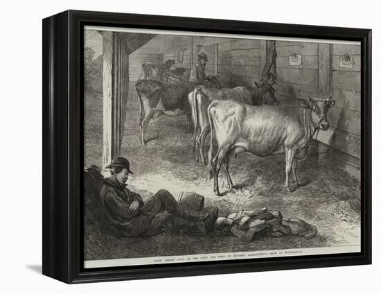 Prize Jersey Cows at the Bath and West of England Agricultural Show at Southampton-George Bouverie Goddard-Framed Premier Image Canvas