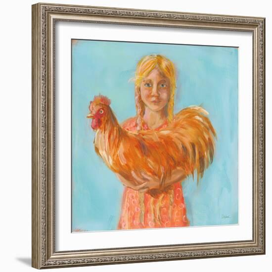 Prize Rooster-Sue Schlabach-Framed Premium Giclee Print