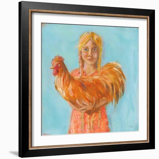 Prize Rooster-Sue Schlabach-Framed Premium Giclee Print