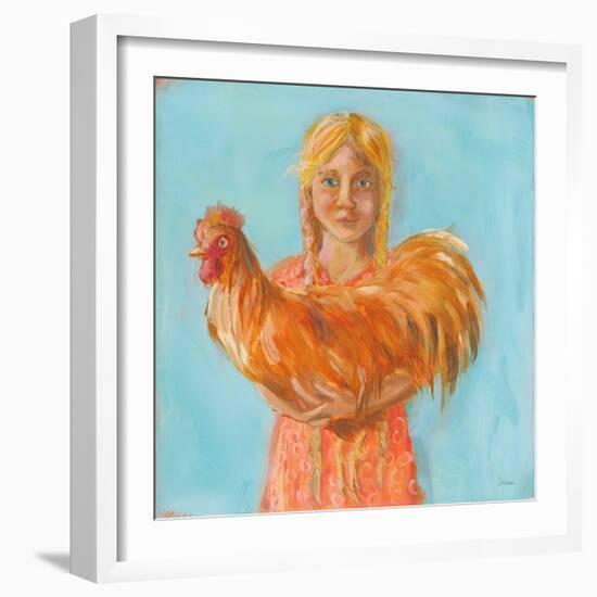 Prize Rooster-Sue Schlabach-Framed Premium Giclee Print