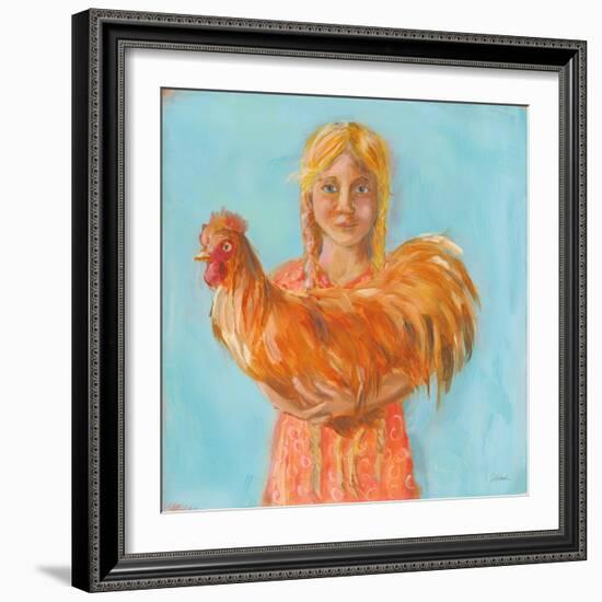 Prize Rooster-Sue Schlabach-Framed Premium Giclee Print