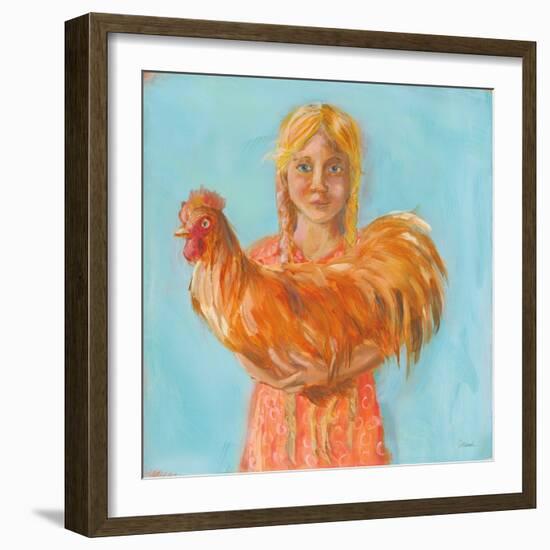 Prize Rooster-Sue Schlabach-Framed Art Print