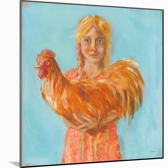 Prize Rooster-Sue Schlabach-Mounted Art Print