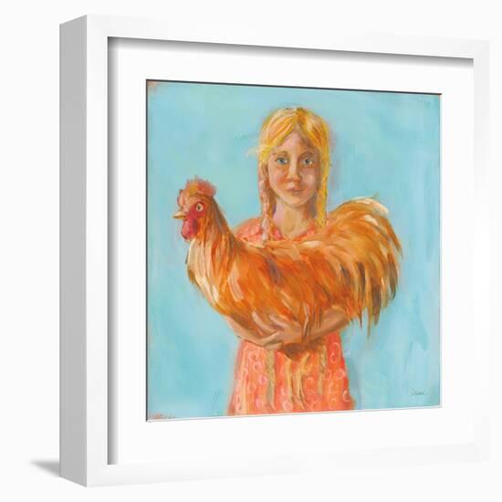 Prize Rooster-Sue Schlabach-Framed Art Print