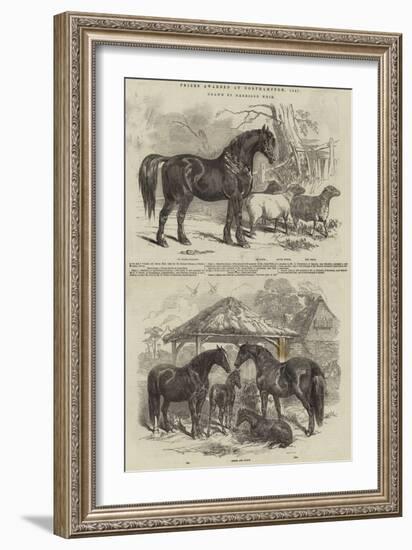 Prizes Awarded at Northampton, 1847-Harrison William Weir-Framed Giclee Print