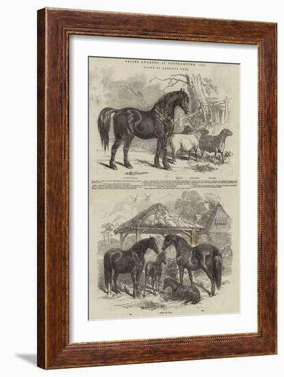 Prizes Awarded at Northampton, 1847-Harrison William Weir-Framed Giclee Print