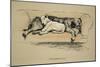Probation, 1930, 1st Edition of Sleeping Partners-Cecil Aldin-Mounted Giclee Print