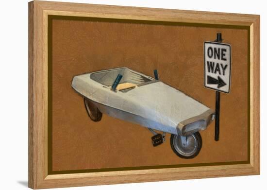 Probe Pedal Car-Michelle Calkins-Framed Stretched Canvas