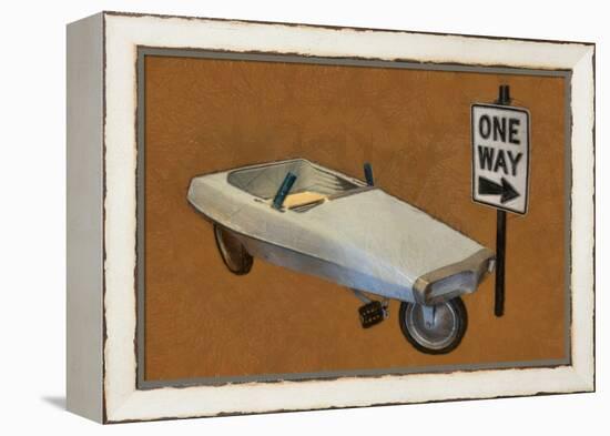 Probe Pedal Car-Michelle Calkins-Framed Stretched Canvas