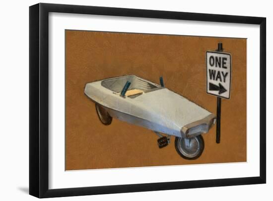 Probe Pedal Car-Michelle Calkins-Framed Art Print