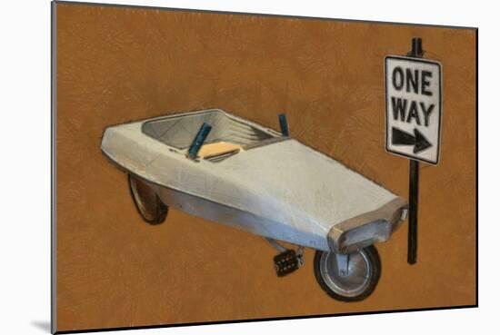 Probe Pedal Car-Michelle Calkins-Mounted Art Print