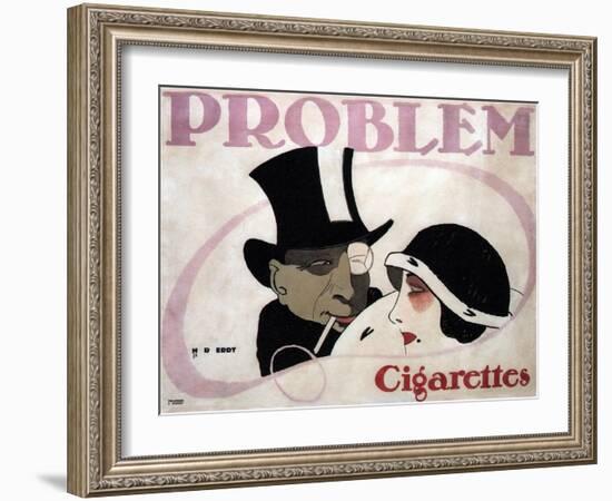 Problem Cigarettes, 1912-Hans Rudi Erdt-Framed Giclee Print